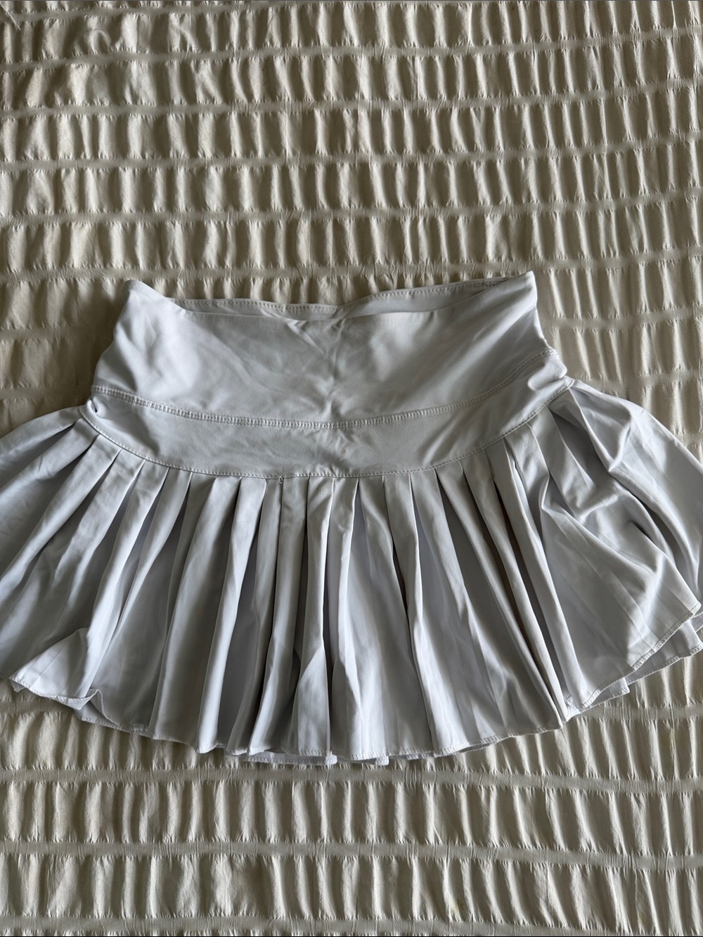 Women's White Pleated Circle Skirt - Flattering Flared Silhouette